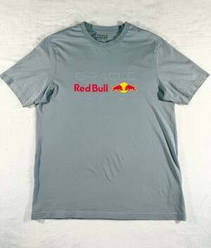 Castore Oracle Red Bull Racing Gray Logo T-Shirt Size L